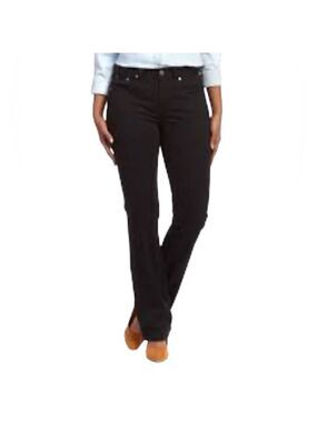 Levi’s 515 Womens Bootcut Jeans Size 8 Black Stretch Embroidered Pocket Classic